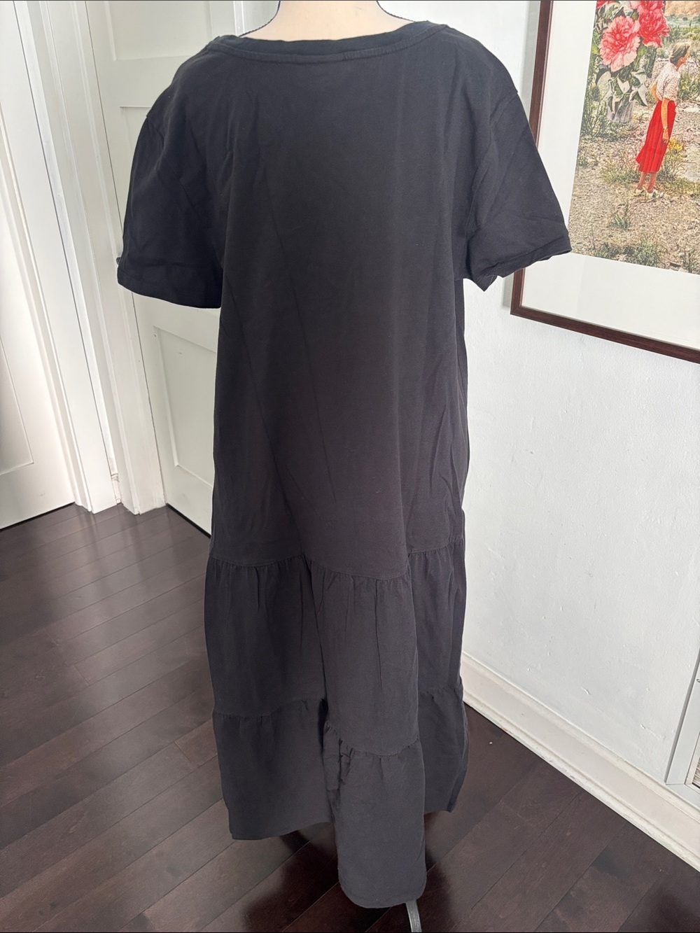 FARM Rio Black Casual Dress with Multicolor "Dress in Happiness" Graphic - Picture 5 of 5